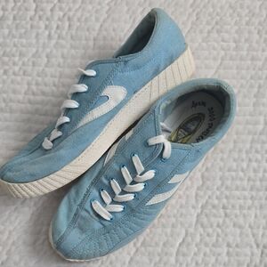 Tretorn Andre 3000 Sky Blue Sneakers with White Laces